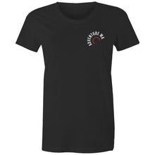 Load image into Gallery viewer, Premium Derby - Nyikina black short sleeve women's t-shirt