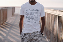 Load image into Gallery viewer, Adventure WA white short sleeve men's t-shirt