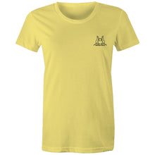 Load image into Gallery viewer, Premium Stirling Range yellow short sleeve women's t-shirt