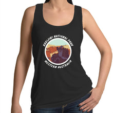 Load image into Gallery viewer, Karijini National Park women's singlet black