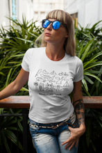 Load image into Gallery viewer, Adventure WA white short sleeve women's t-shirt