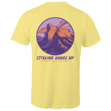 Load image into Gallery viewer, Premium Stirling Range yellow short sleeve men's t-shirt