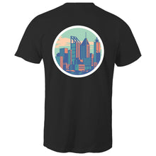 Load image into Gallery viewer, Premium Perth skyline black short sleeve men's t-shirt