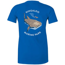 Load image into Gallery viewer, Premium Ningaloo Marine Park blue short sleeve women's t-shirt