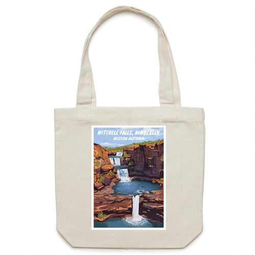 Mitchell Falls Kimberley tote carry bag cream